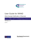 WAND User Manual
