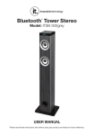 Bluetooth® Tower Stereo