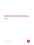 SingTel PowerON Desktop Backup