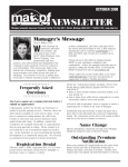 NEWSLETTER