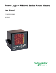 PowerLogic PM1000 Series Power Meters User Manual