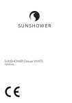 SUNSHOWER Deluxe WHITE