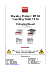Rocking Platform RT 26, TT 30 user manual
