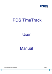 PDS TimeTrack User Manual