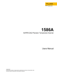 Fluke 1586A Super-DAQ Precision Temperature