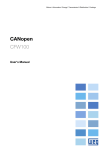 CFW100 - CANopen Manual