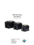 ABRT Series Stage User`s Manual