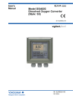 User`s Manual Model DO402G Dissolved Oxygen