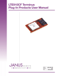 LTE910CF User Manual - Janus Remote Communications