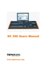 XC 350 User Manual
