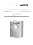 Hoover Domestic Appliance User Manual