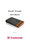 StoreJet 25 mobile User`s Manual