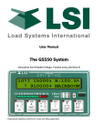 GS550 Palm User Manual - Load Systems International