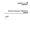 Stimulus Generator 1000 Series Manual