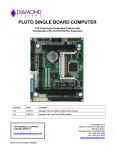 PLUTO SINGLE BOARD COMPUTER - Diamond Systems Corporation
