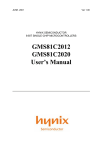 GMS81C2012 GMS81C2020 User`s Manual