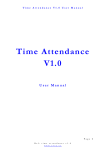 Time Attendance V1.0