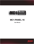 MC1-PANEL-16 User Manual