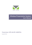 Wireless Presentation System WGA-310 User`s Manual