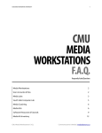 CMU Media Workstations FAQ - Canadian Mennonite University