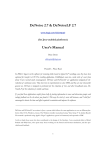 DeNoise 2.7 & DeNoiseLF 2.7 User`s Manual