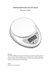 JOYNANO Digital Kitchen Scale User Manual