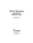 TR114™ ISA Analog