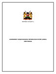 REPUBLIC OF KENYA GOVERNMENT HUMAN