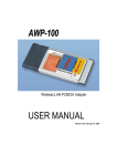 AWP-100 USER MANUAL
