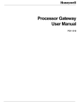 Processor Gateway User Manual