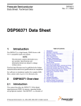 DSP56371 Data Sheet