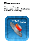 Thermal Energy Management and Protection Limiter - Electro