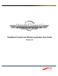 DashBoard Control and Monitoring System User Guide