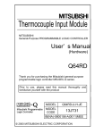 Thermocouple Input Module User`s Manual(Hardware)