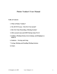 Pitcher Trakker© Users Manual