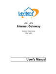 Internet Gateway User`s Manual