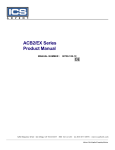 ACB2/EX Series Product Manual