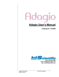 Adagio User`s Manual