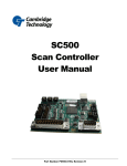 SC500 Scan Controller User Manual