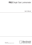 FB12 Single Tube Luminometer