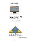 kiload k2 - Cleral on-board truck and trailer scales
