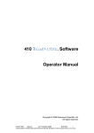 41091008 BlueNotes for M410 Operator Manual Issue 2