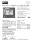 Product Data Sheet and Manual TS8006 HP471055U006