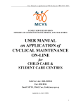 USER MANUAL on APPLICATION of CYCLICAL