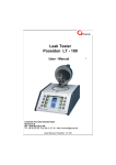 User - Manual Leak Tester Poseidon LT - 100