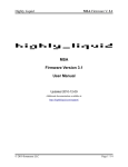 MSA Firmware Version 3.1 User Manual