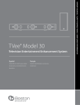 TVee Model 30 MANUAL