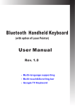 Bluetooth Handheld Keyboard - iPazzPort