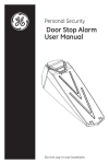 Door Stop Alarm User Manual