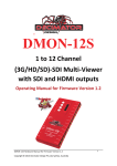 1 to 12 Channel (3G/HD/SD)-SDI Multi